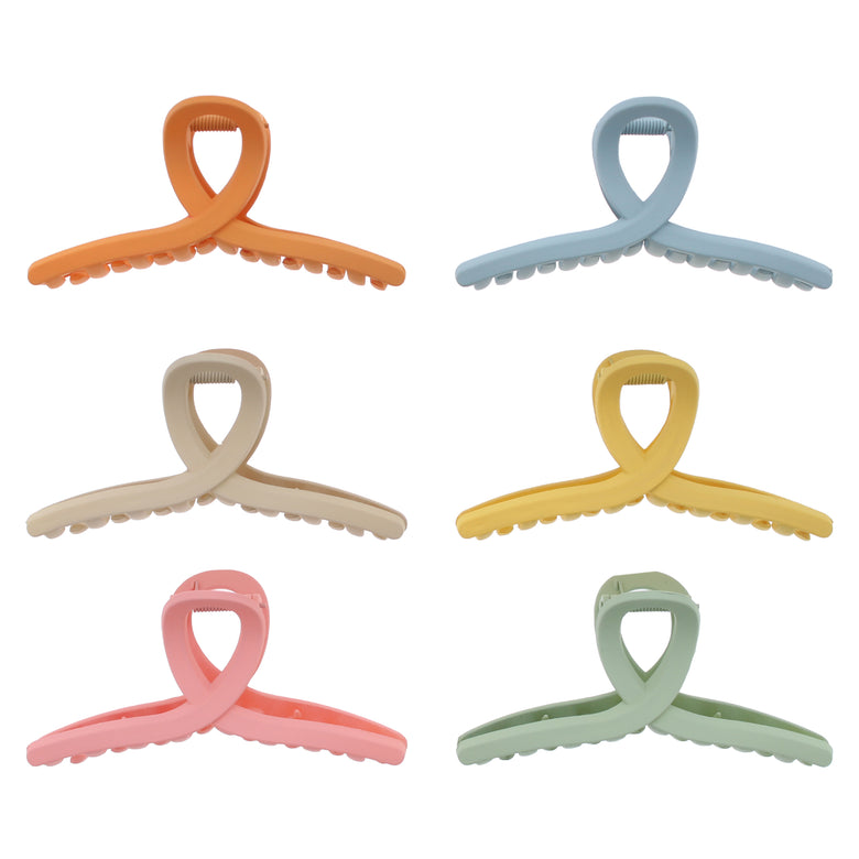 11.5cm Assorted Autumn Matte Finish Clamps