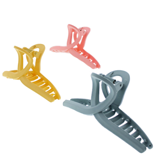 11.5cm Autumn Matte Finish Hair Claw Clips
