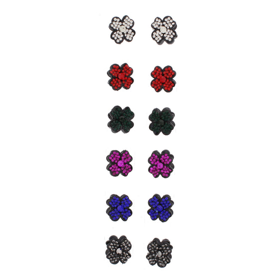 2.5cm Stone Flower Mini Hair Claw Clips