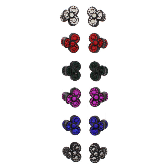 3cm Stone Mini Hair Claw Clips