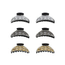 Assorted Diamante Stone Hair Claw Clips