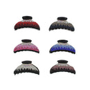 Two Tone Diamante Stone Hair Clips
