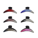 Two Tone Diamante Stone Hair Clips