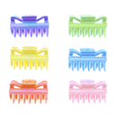 6cm Pastel Marble Effect Hair Claw Clips
