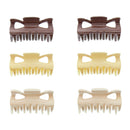 6cm Brown Shades Hair Claw Clips
