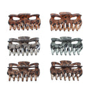 6cm Leopard Print Hair Claw Clips