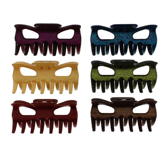 9cm Glitter Claw Hair Clips