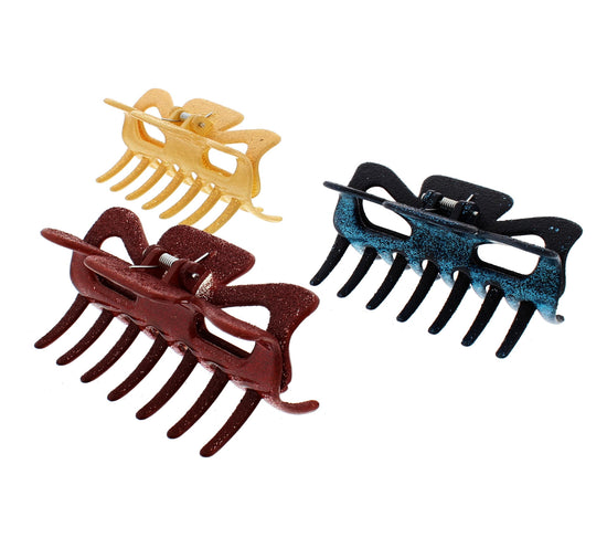 9cm Glitter Claw Hair Clips