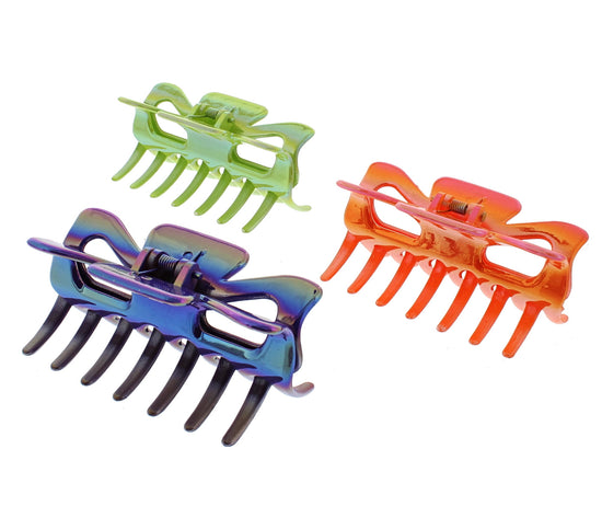 9cm Claw Hair Clips - AB Pastel