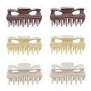 9cm Brown Shades Hair Claw Clips