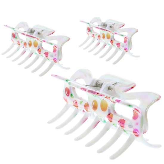 9cm Cherry Hair Claw Clips