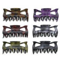 9cm Winter 2 Tone Shaded Hair Claw Clips