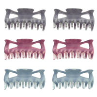 9cm Assorted Snake Skin Hair Claw Clips