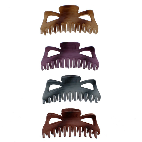 Assorted Two Tone Shaded 13.6cm Large Claw Clips