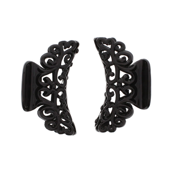 7cm Filigree Design Hair Claw Clips