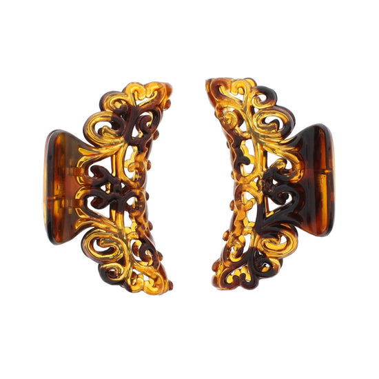 7cm Filigree Design Hair Claw Clips