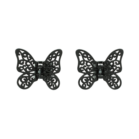 5cm Butterfly Filigree Hair Claw Clips