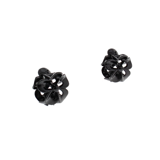 Pair of 2.5cm Mini Flower Hair Claw Clips