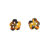Pair of 2.5cm Mini Flower Hair Claw Clips