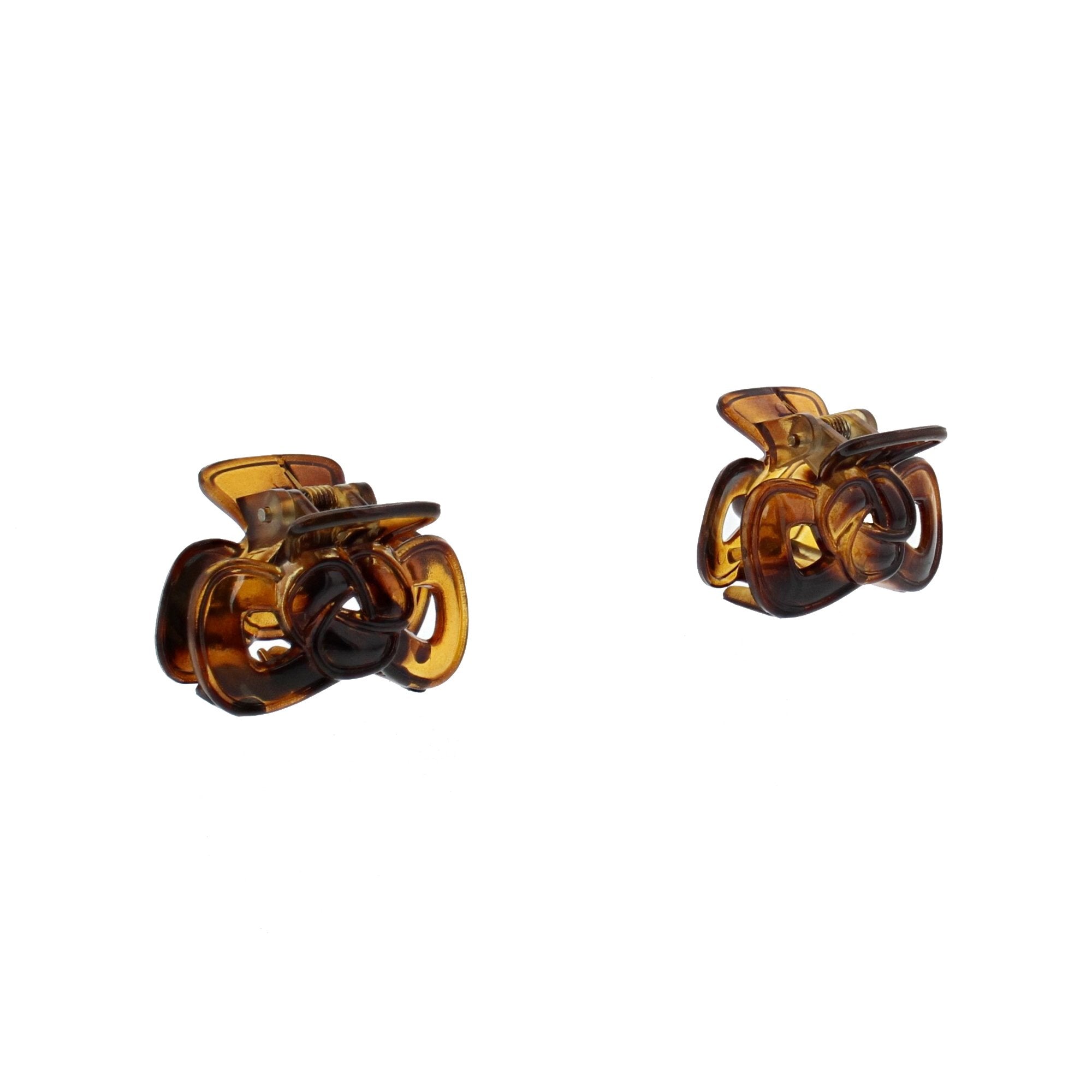 3.5cm Mini Bow with Knot Hair Claw Clips