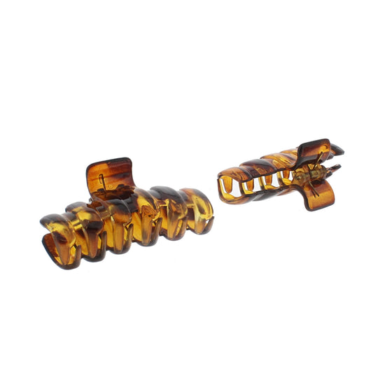 7cm Tortoiseshell Hair Claw Clips
