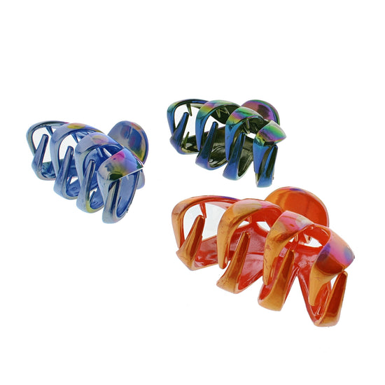 8.5cm Spotted AB Patterned Octopus Claw Hair Clips