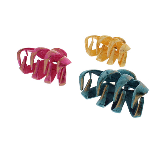 8.5cm Bright Shaded Octopus Claw Hair Clips