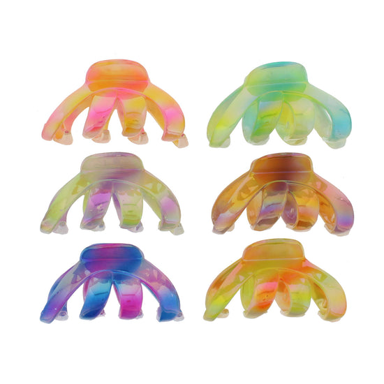 8.5cm AB Patterned Octopus Claw Hair Clips