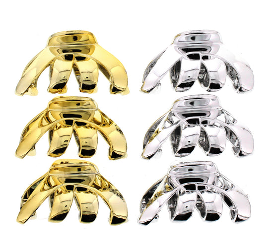 8.5cm Metallic Colour Octopus Claw Hair Clips