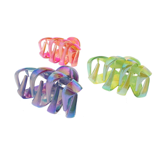8.5cm Shaded AB Octopus Claw Hair Clips