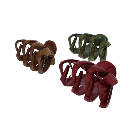 8.5cm Shaded Winter Glitter Octopus Claw Hair Clips
