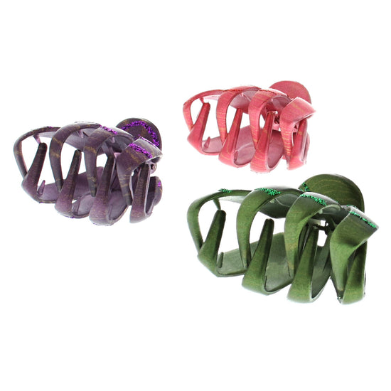 6.5cm Glitter Octopus Clamps