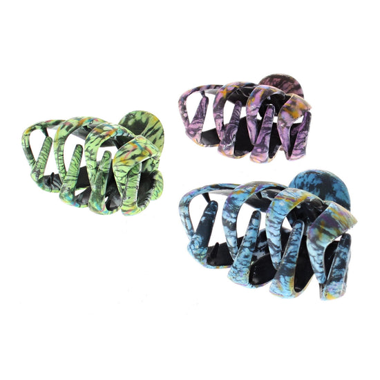 6.5cm Paint Splash Octopus Claw Hair Clips