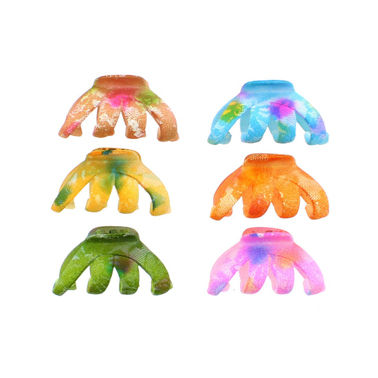 6.5cm Alligator Print Claw Hair Clips