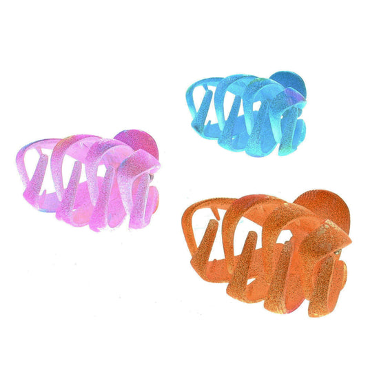 6.5cm Alligator Print Claw Hair Clips