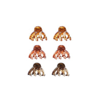 4.2cm Translucent Leopard Print Octopus Claw Hair Clips