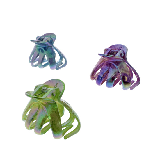 4.2cm Shaded Bright Marble Claw Hair Clips