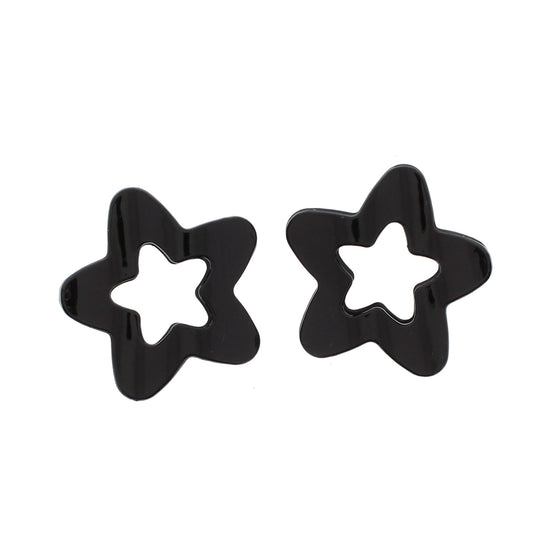 7cm Black Star Hair Claw Clips