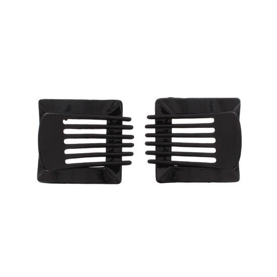 5.5cm Black Square Hair Claw Clips