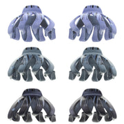 8cm Assorted Striped Denim Shades Octopus Clamps