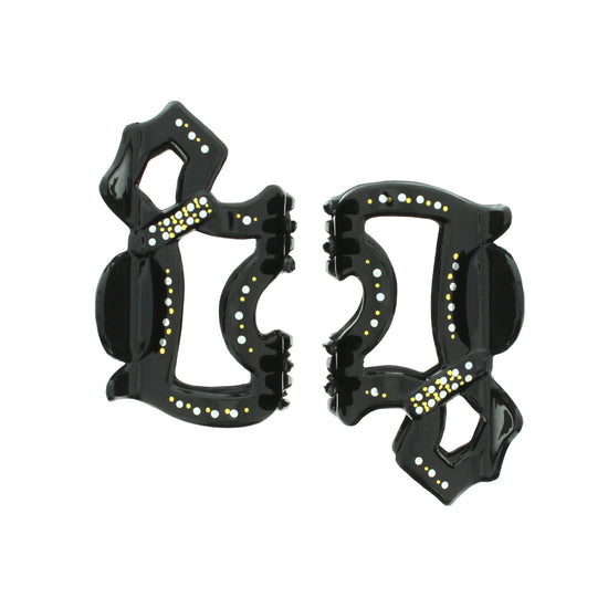 6cm Hologram Dog Shape Hair Claw Clips