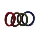 Card of Four 5.2cm Jersey Endless Hair Elastics/ Ponios