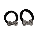 Card of Two 5cm Jersey Endless Hair Elastics/ Ponios