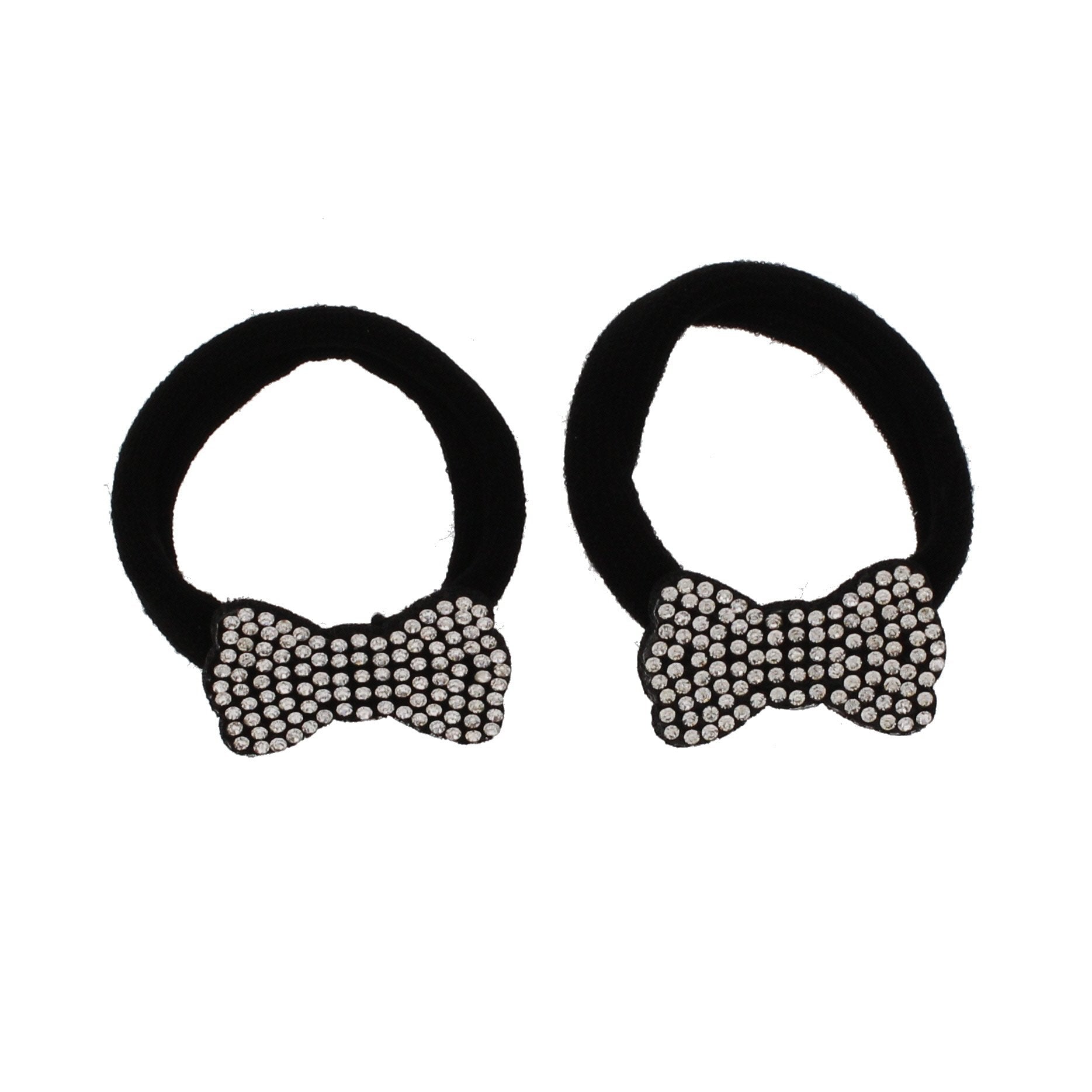 Card of Two 5cm Jersey Endless Hair Elastics/ Ponios