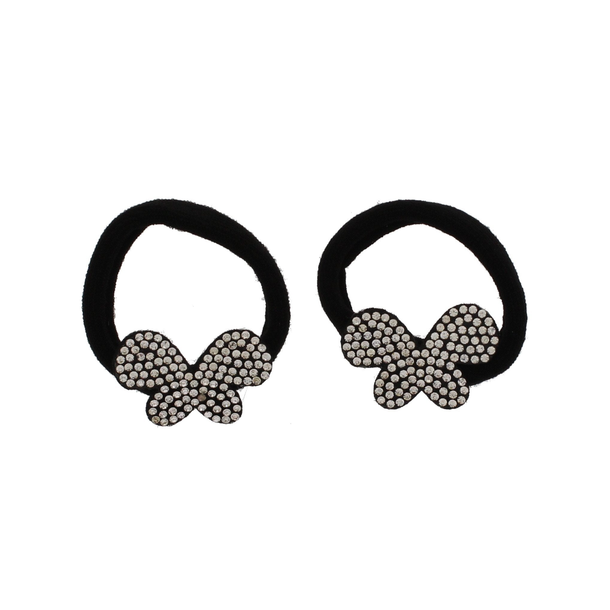 Card of Two 5cm Jersey Endless Hair Elastics/ Ponios