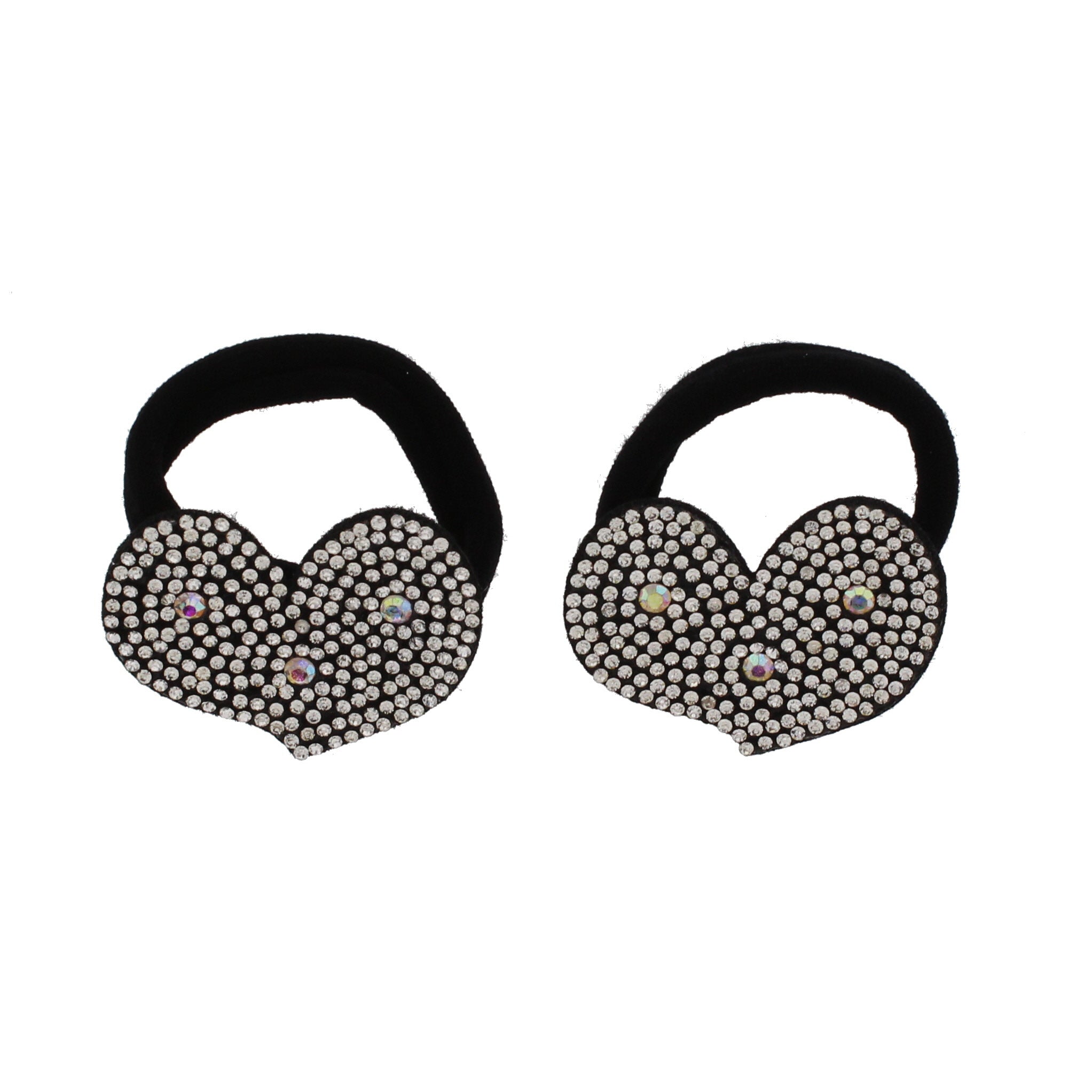 Card of Two 5cm Jersey Endless Hair Elastics/ Ponios