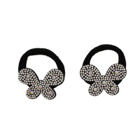 Card of Two 5cm Jersey Endless Hair Elastics/ Ponios