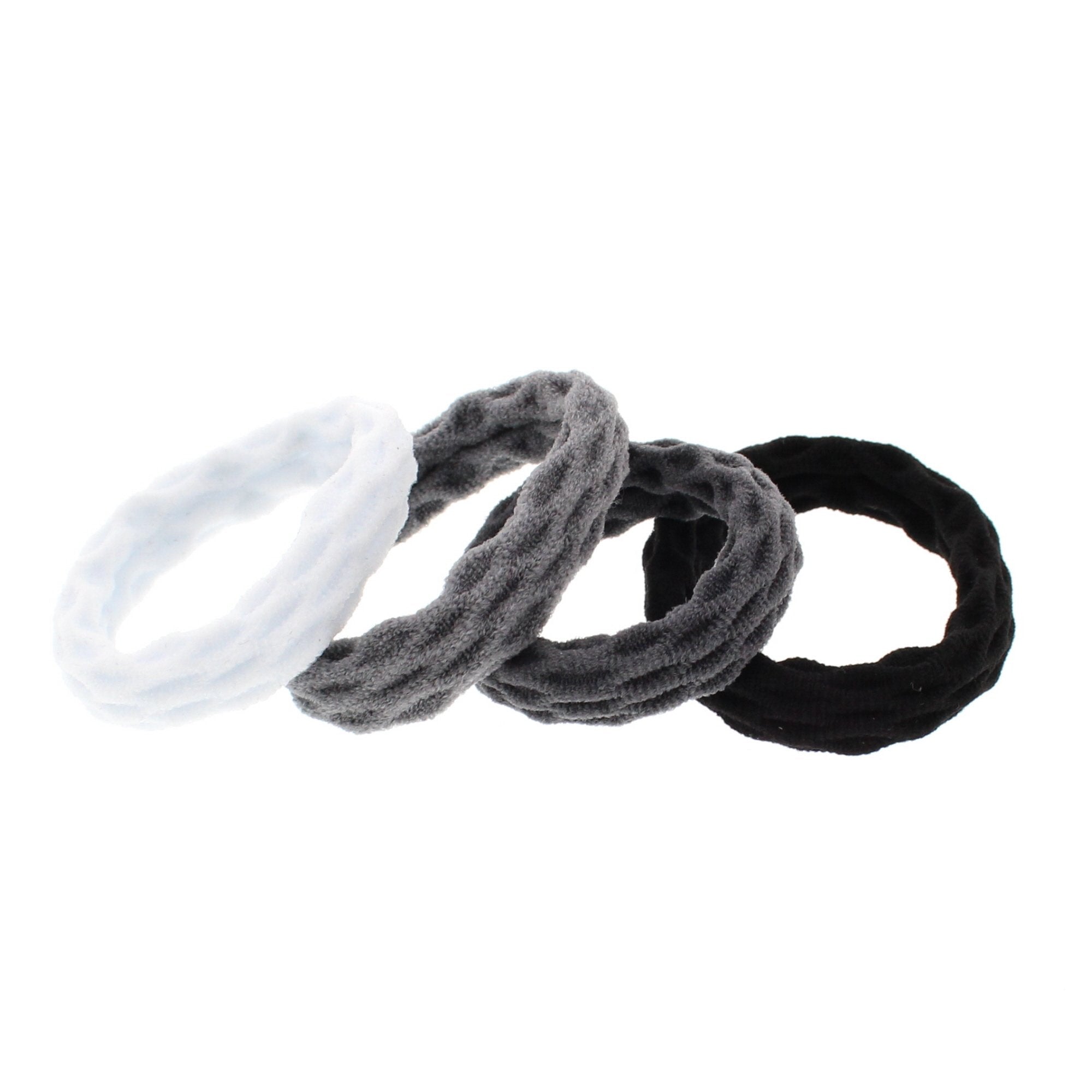 Elasticated Ribbed Soft Hair Ponios