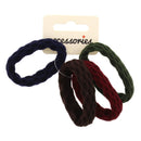 Elasticated Ribbed Soft Hair Ponios
