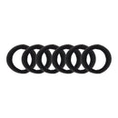 Card of 6 Soft  Hair Ponios Elastic